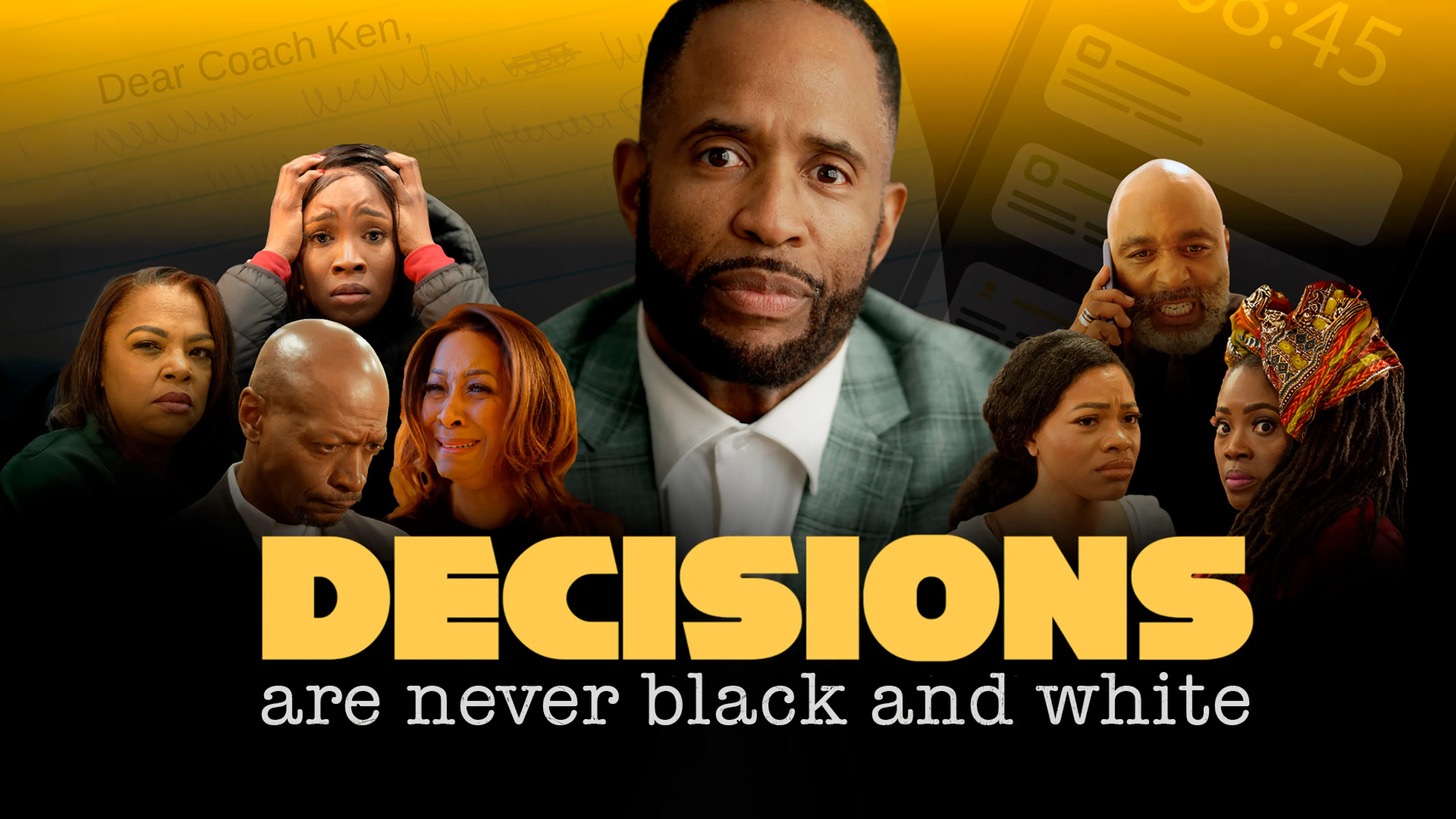 Decisions Are Never Black And White poster